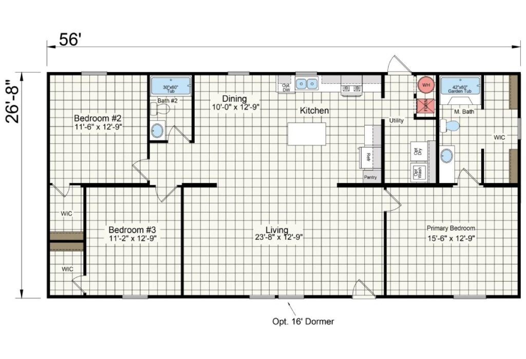 Champion prime 2856 mobile home